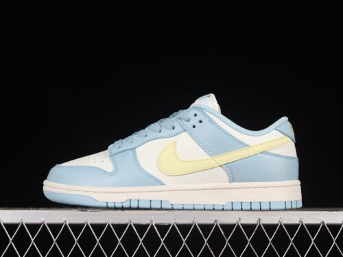 DUNK LOW CITRON TINT WHITE_YELLOW_BLUE