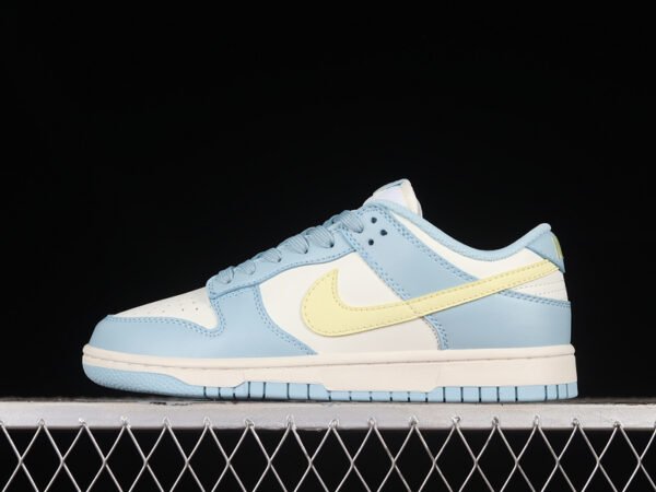 DUNK LOW CITRON TINT WHITE_YELLOW_BLUE