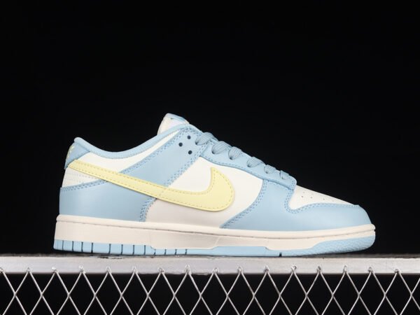 DUNK LOW CITRON TINT WHITE_YELLOW_BLUE