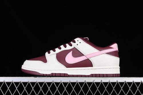 DUNK LOW PREMIUM VALENTINE S DAY PALE IVORY_MEDIUM SOFT PINK_NIGHT MAROON