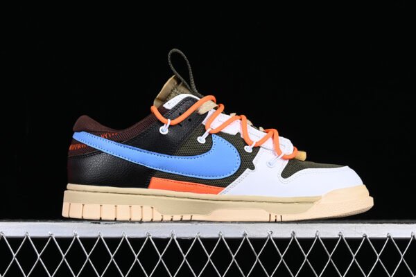AIR DUNK LOW 3 0 REMASTERED WHITE_BLACK_BLUE_ORANGE