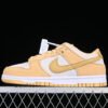 DUNK LOW LX CELESTIAL GOLD_WHEAT GOLD_SAIL_GOLD SUEDE_MIDNIGHT NAVY_WHITE