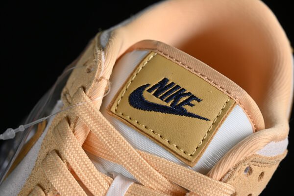 DUNK LOW LX CELESTIAL GOLD_WHEAT GOLD_SAIL_GOLD SUEDE_MIDNIGHT NAVY_WHITE