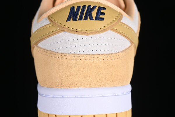 DUNK LOW LX CELESTIAL GOLD_WHEAT GOLD_SAIL_GOLD SUEDE_MIDNIGHT NAVY_WHITE
