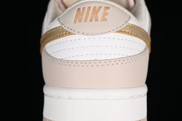 DUNK LOW GOLD SWOOSH PHANTOM_METALLIC GOLD_SANDDRIFT_SAIL