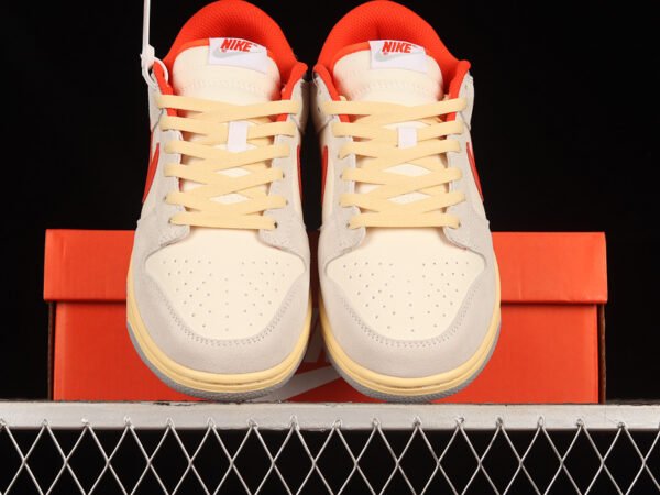 DUNK LOW ATHLETIC DEPARTMENT SAIL_PHOTON DUST_LIGHT SMOKE GREY_PICANTE RED