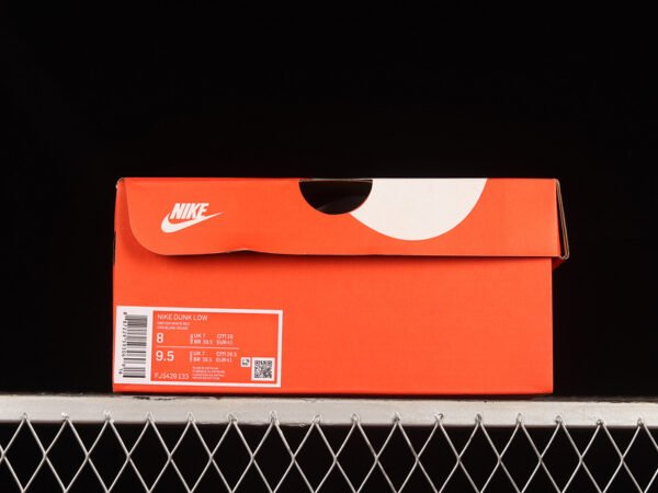 DUNK LOW ATHLETIC DEPARTMENT SAIL_PHOTON DUST_LIGHT SMOKE GREY_PICANTE RED
