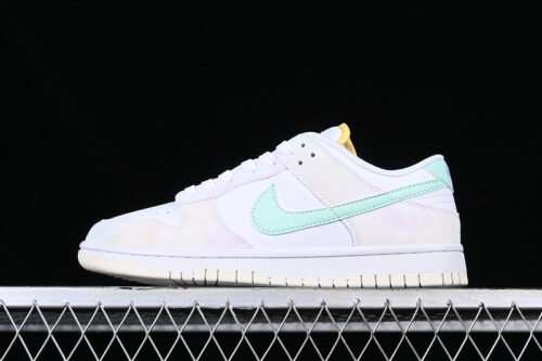 DUNK LOW GS PASTEL PAISLEY WHITE_WHITE_PHANTOM_MINT FOAM