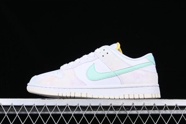 DUNK LOW GS PASTEL PAISLEY WHITE_WHITE_PHANTOM_MINT FOAM