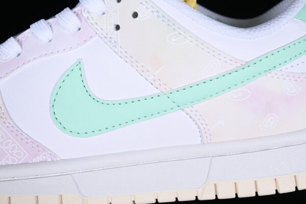 DUNK LOW GS PASTEL PAISLEY WHITE_WHITE_PHANTOM_MINT FOAM