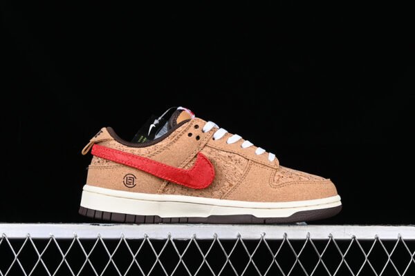 CLOT X DUNK LOW SP CORK NATURAL_FLAX_COCONUT MILK_BAROQUE BROWN