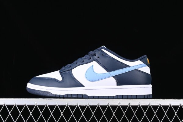 DUNK LOW OBSIDIAN_WHITE_UNIVERSITY GOLD_UNIVERSITY BLUE