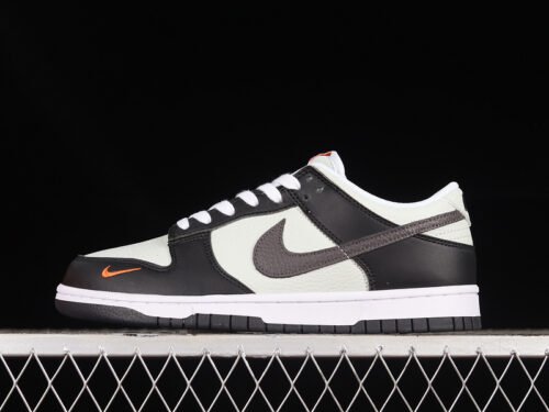 DUNK LOW MINI SWOOSH BLACK_WHITE_TOTAL ORANGE