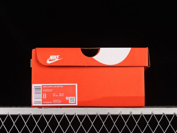 DUNK LOW MINI SWOOSH BLACK_WHITE_TOTAL ORANGE