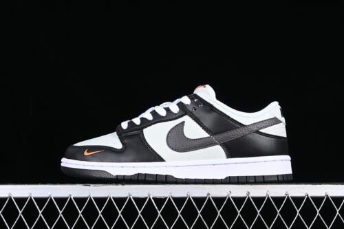 DUNK LOW MINI SWOOSH BLACK_WHITE_TOTAL ORANGE