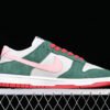 DUNK LOW ALL PETALS UNITED LIGHT BONE_SAIL_FIR GREEN_SAKURA PINK