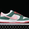 DUNK LOW ALL PETALS UNITED LIGHT BONE_SAIL_FIR GREEN_SAKURA PINK