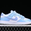 DUNK LOW LOW TOP CASUAL SNEAKERS WHITE_BLUE