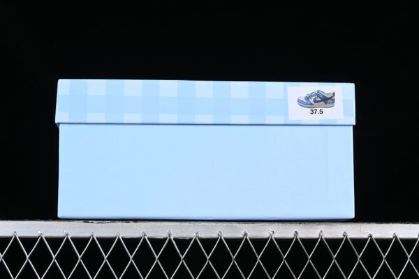 DUNK LOW LOW TOP CASUAL SNEAKERS WHITE_BLUE