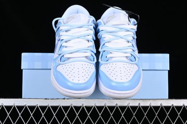 DUNK LOW LOW TOP CASUAL SNEAKERS WHITE_BLUE