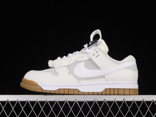 AIR DUNK LOW 3_0 REMASTERED PHOTON DUST_SUMMIT WHITE_GUM LIGHT BROWN_WHITE