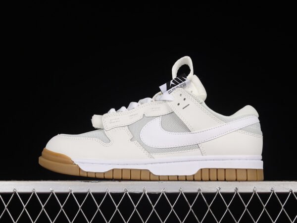 AIR DUNK LOW 3_0 REMASTERED PHOTON DUST_SUMMIT WHITE_GUM LIGHT BROWN_WHITE