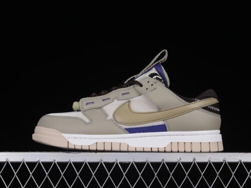 AIR DUNK LOW 3_0 REMASTERED GREY_BLUE_GREEN_GUM LIGHT BROWN_WHITE