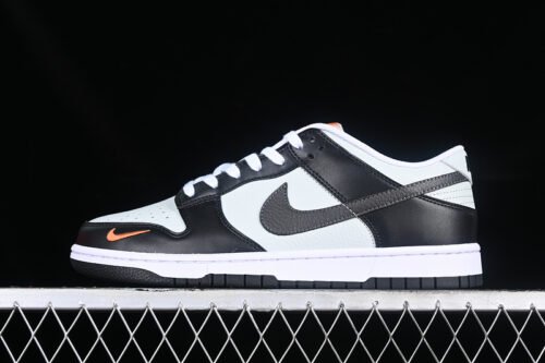 DUNK LOW MINI SWOOSH BLACK_WHITE_TOTAL ORANGE