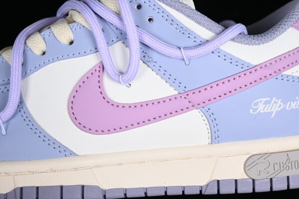 DUNK LOW RISK WHITE_BLUE_PURPLE