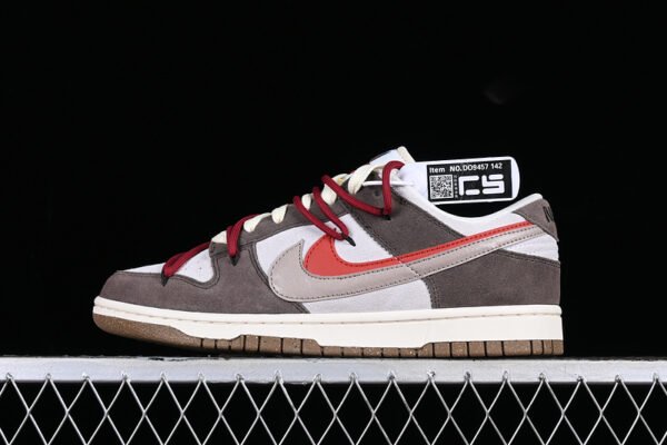 DUNK LOW SB 85 WHITE_RED_GREY_BROWN