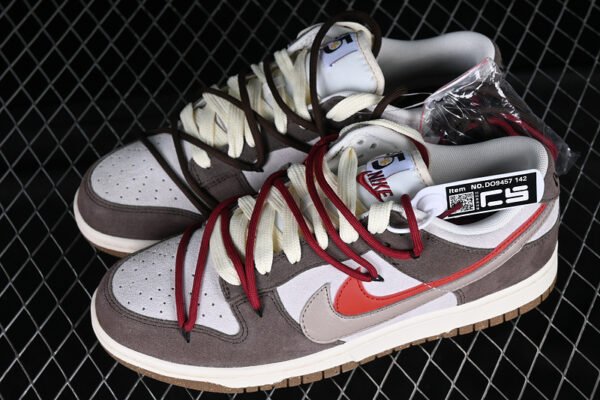 DUNK LOW SB 85 WHITE_RED_GREY_BROWN
