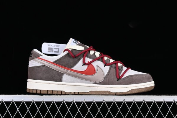 DUNK LOW SB 85 WHITE_RED_GREY_BROWN