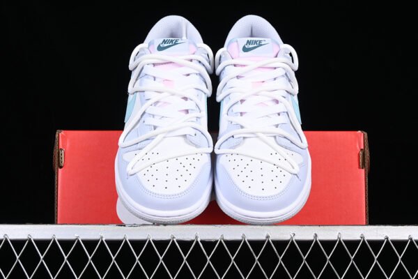 DUNK LOW MINERAL TEAL WHITE_LIGHT CYAN PINK