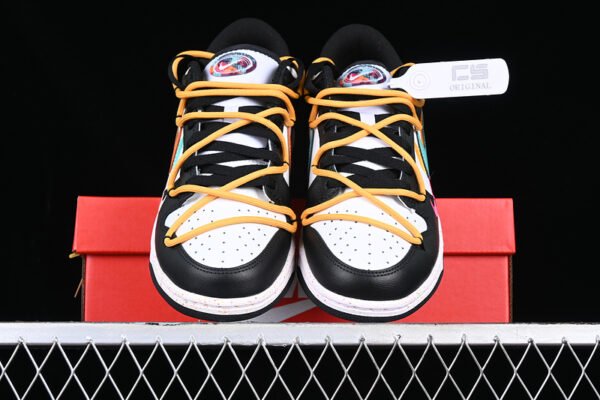 DUNK LOW MULTI COLOR WHITE_BLACK_GREEN_ORANGE