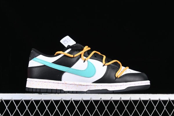 DUNK LOW MULTI COLOR WHITE_BLACK_GREEN_ORANGE