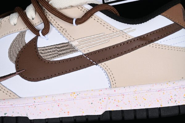 DUNK LOW MULTI COLOR WHITE_BROWN