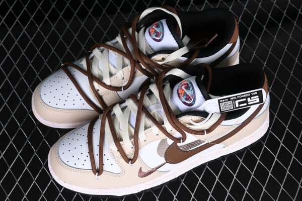 DUNK LOW MULTI COLOR WHITE_BROWN