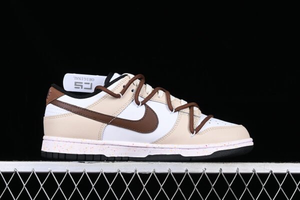 DUNK LOW MULTI COLOR WHITE_BROWN