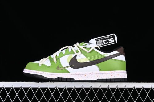 DUNK LOW MULTI COLOR WHITE_GREEN_BLACK