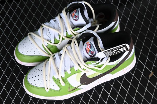 DUNK LOW MULTI COLOR WHITE_GREEN_BLACK