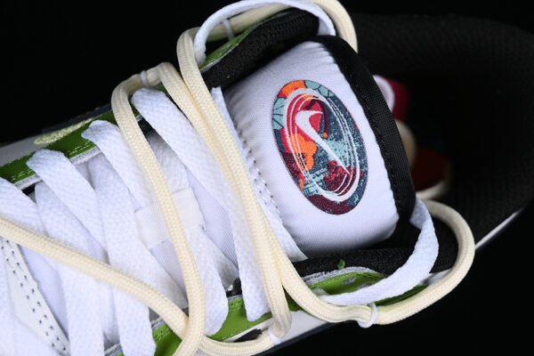 DUNK LOW MULTI COLOR WHITE_GREEN_BLACK