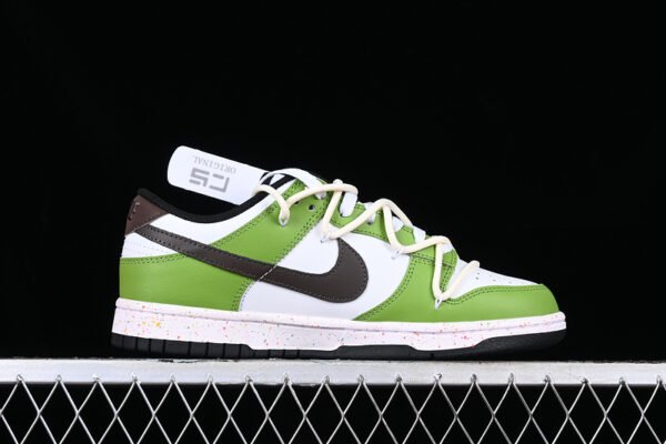DUNK LOW MULTI COLOR WHITE_GREEN_BLACK