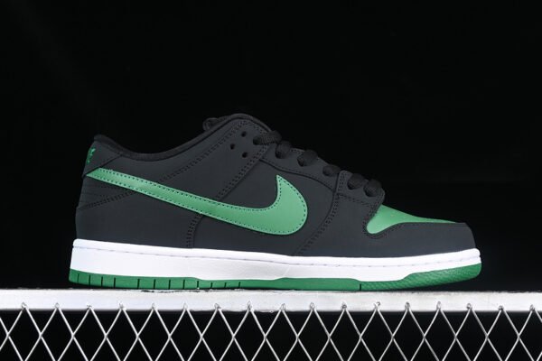 DUNK LOW PRO SB BLACK_PINE GREEN-WHITE