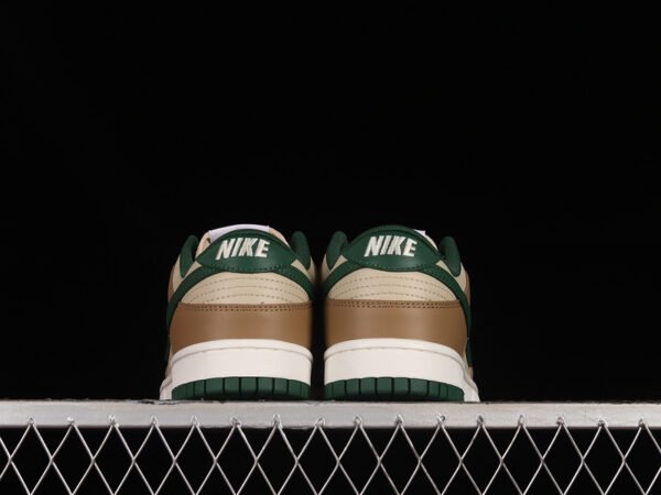 DUNK LOW RATTAN BROWN_CANYON GREEN_SAIL_WHITE_DEEP DRIFTWOOD BROWN