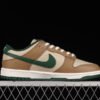 DUNK LOW RATTAN BROWN_CANYON GREEN_SAIL_WHITE_DEEP DRIFTWOOD BROWN