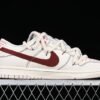 DUNK LOW BEIGE_RED