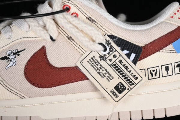 DUNK LOW BEIGE_RED