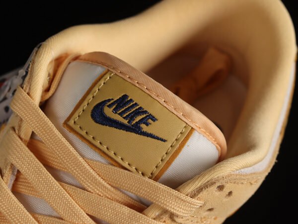 DUNK LOW LX CELESTIAL GOLD_WHEAT GOLD_SAIL_GOLD SUEDE_MIDNIGHT NAVY_WHITE