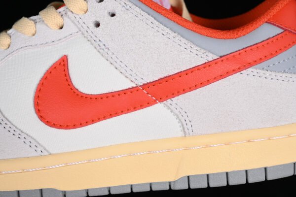 DUNK LOW ATHLETIC DEPARTMENT SAIL_PHOTON DUST_LIGHT SMOKE GREY_PICANTE RED