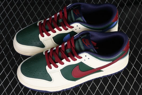 DUNK LOW FROM NIKE TO YOU FIR_COCONUT MILK_MELON TINT_TEAM RED